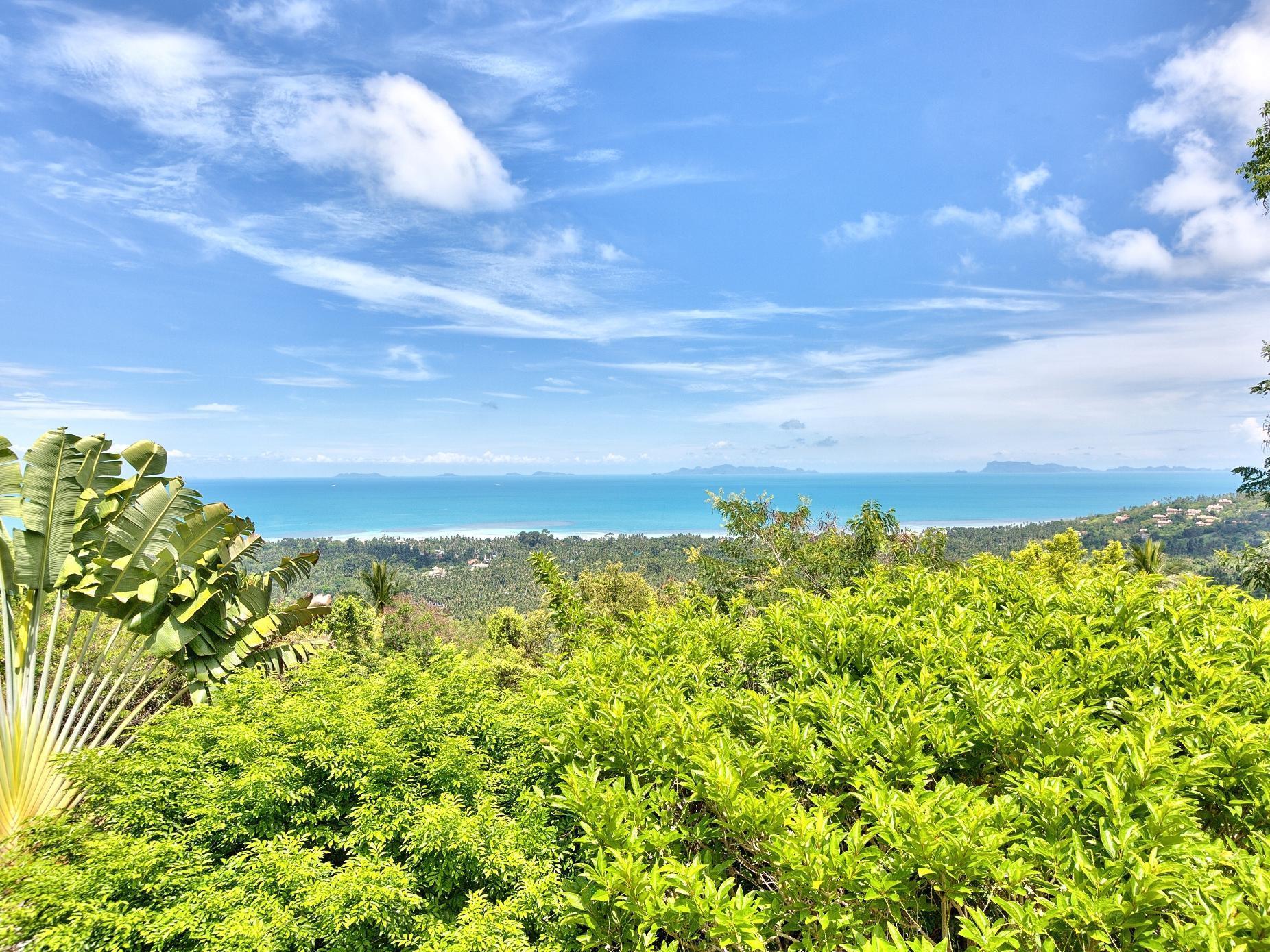 Villa Thai Teak - Panoramic Sea & Sunset Views Самуй Екстер'єр фото